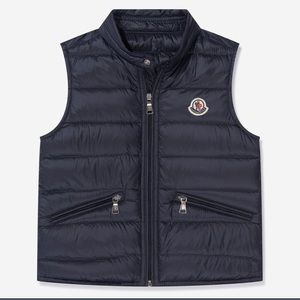 Kids Moncler Gilet in Navy